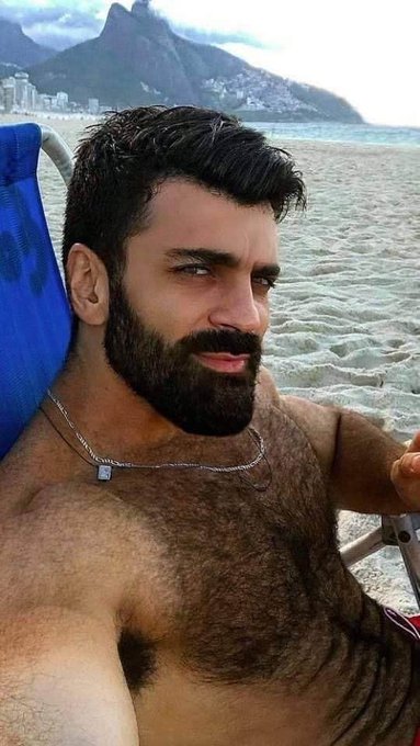 June 19  ????  #ILoveHairyMen #hairsome #hairychest #hairygay #hairyfan #scruff #beardedhomo #beard #hairymen