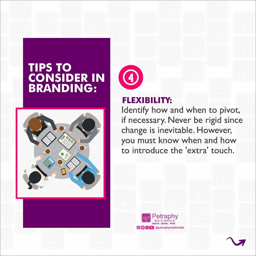 petraphy's tweet photo. Consistency, Emotions,Flexibility, Team
#Design #DigitalMarketing #WeekendBrandingTips #Weekend #BusinessTips #Online #SocialMedia #Branding #Packages #graphicdesign #graphicartist #Media #oyo #Nigeria #Ibadan #petraphymultimedia https://t.co/AZ4yATxUAa