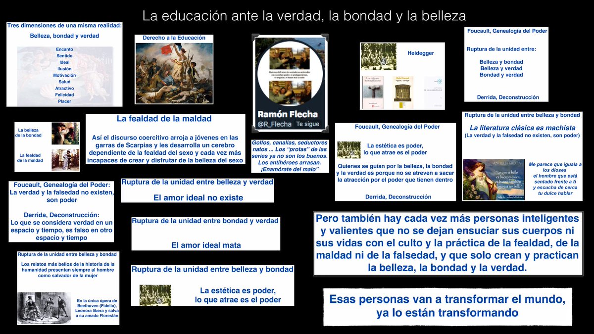 javitopol's tweet photo. Recopilación de ideas, reflexiones y ponencia de @R_Flecha en #TPDc2020 "La educación ante la verdad, la bondad y la belleza" gracias a @2020SIMI por la organización del seminario https://t.co/Yvml9HSgY4