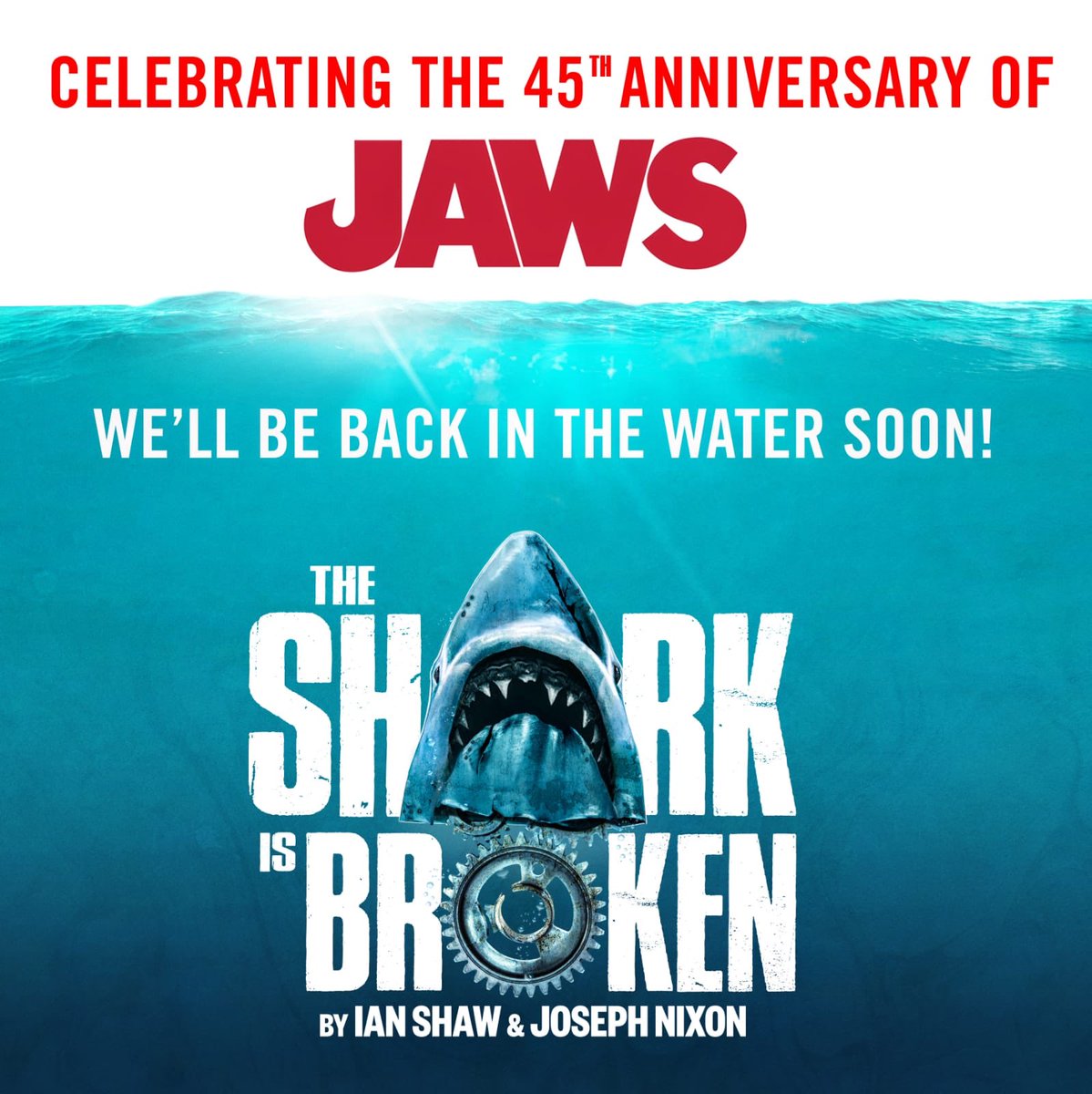 It’s been 45 years since we first heard “You’re gonna need a bigger boat!” 
We can’t wait to get back in the water just as soon as we can! 🦈🚤 #Jaws45 #Jaws