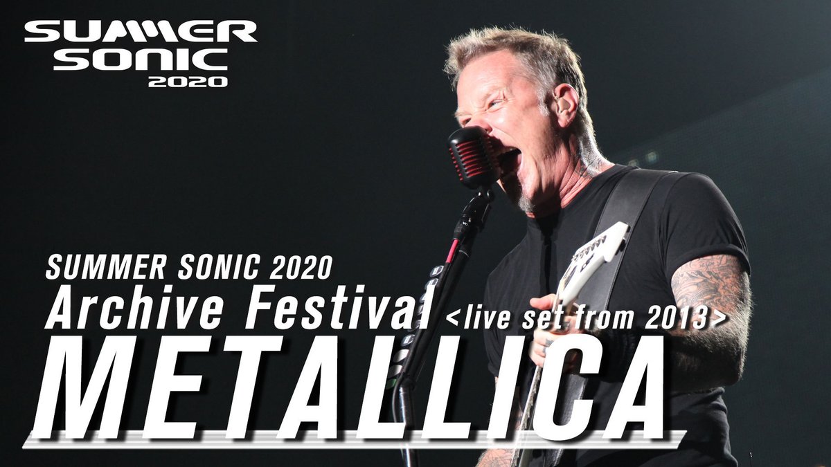Ssonic Staff Summer Sonic Archive Festival このあと21時から Metallica Live Set From 13 を公開 T Co 5ultftum14 Summersonic Supersonic みんなのliveのために T Co Fxm6bgnv4t