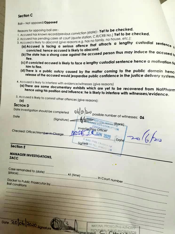 JUST IN: Health Minister Charged With Three Counts Of Criminal Abuse Of