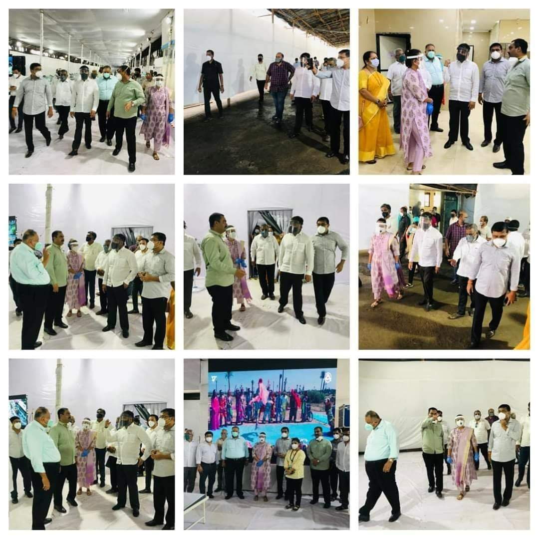 प्रभाग क्रमांक २१० मधील रिचर्ड्सन अँड क्रुडास या कंपनीमध्ये बृहन्मुंबई महापालिकेच्यावतीने कोविड - १९ क्वारंटाईन सेंटरची उभारणी करण्यात येत आहे. 
<a href="/manojjamsutkar/">Manoj Jamsutkar</a> <a href="/iYashwantJadhav/">Yashwant Jadhav - यशवंत जाधव</a>
<a href="/YaminiYJadhav/">Yamini Yashwant Jadhav</a>
facebook.com/84288101245674…