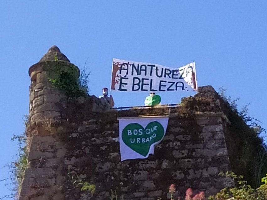 PlanDeChoqueGZ's tweet photo. #20JPlanDeChoque #StopArboricidio Acción denuncia das tallas indiscriminadas. Non podemos seguir mirando ás arbores como meros ornamentos de quita e pon e temos que consideralos o que son, as nosas aliadas na loita contra #CambioClimático
#NuncaMáis urbanismo a golpe de motoserra https://t.co/TxLKQTcmco