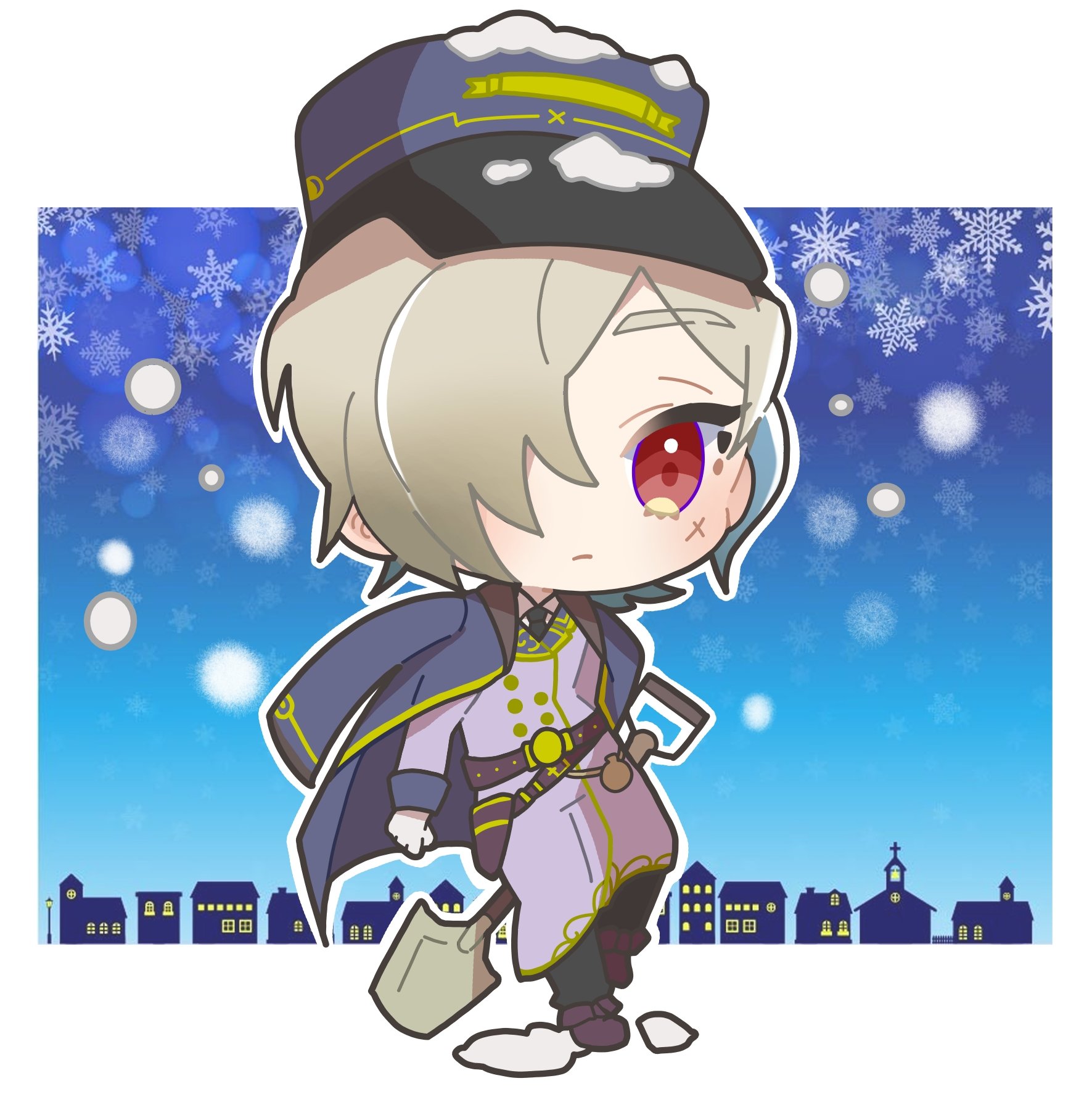 【第五人格】　ほわころくらぶ　コラボ　墓守　ステッカー　アンドルー 第五人格】ほわころくらぶ コラボ 墓守 ステッカー アンドルー