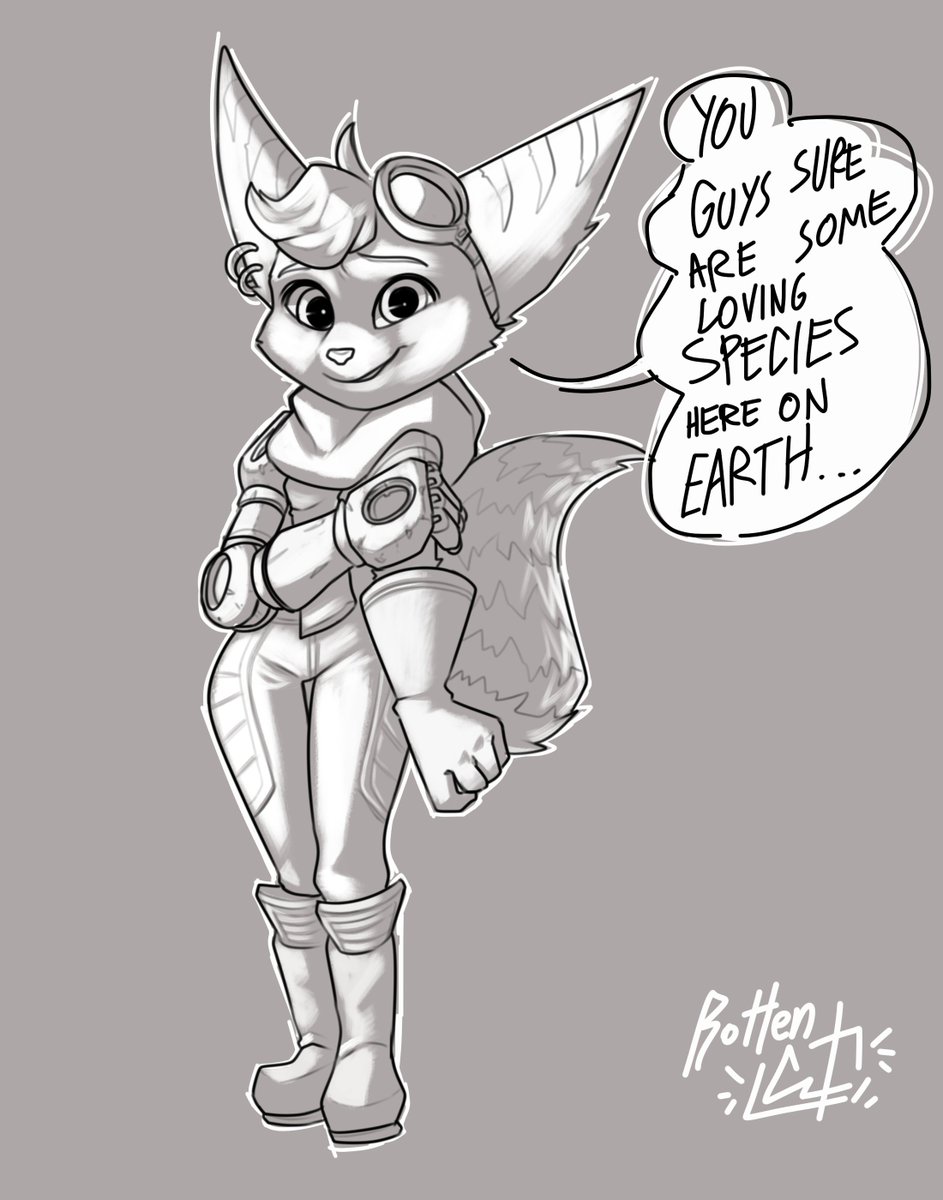 she's getting tons of love, and im just glad that my favorite game saga is on the spotlight nwn i wanna congrat <a href="/insomniacgames/">Insomniac Games</a> for the amazing #ratchetandclankriftapart  presentation  #RatchetAndClank  #PS5Reveal #PS5