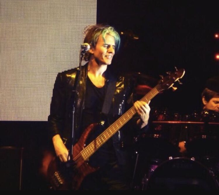 Duranie81's tweet photo. Happy Birthday @thisistherealJT bass God with a smile that still melts a girls heart 40 years on @duranduran #johntaylorbassgod  #happybirtdayjohntaylor #duranduran https://t.co/iJc4uVpl4D