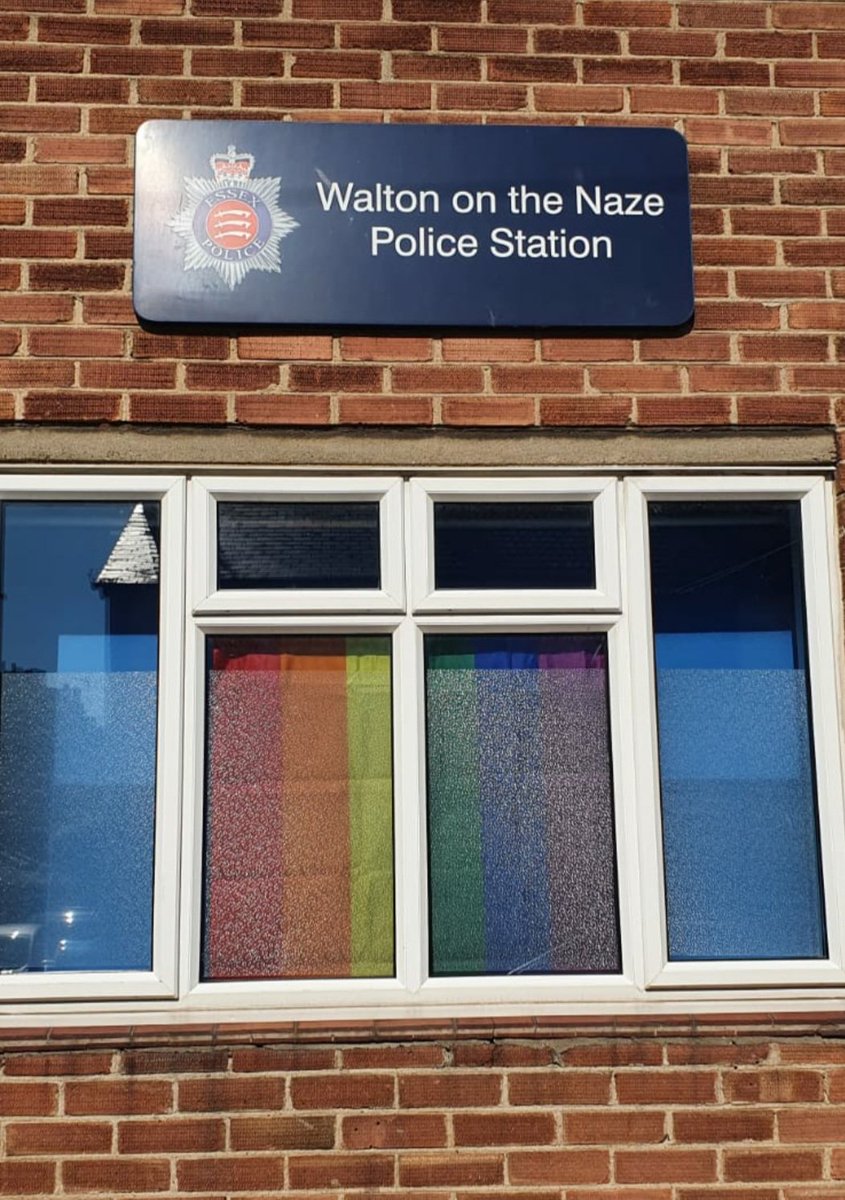 Wishing everyone a safe & fun online #PRIDE2020 Flying the rainbow flag at #Clacton #Walton & #Harwich. We strive to be more inclusive.#protectingandservingessex @EssexPoliceLGBT @EssexPride @Tendring_DC @TeenTalkHarwich @TendringLPT @TendringCSP @ECFRS @ClactonGazette