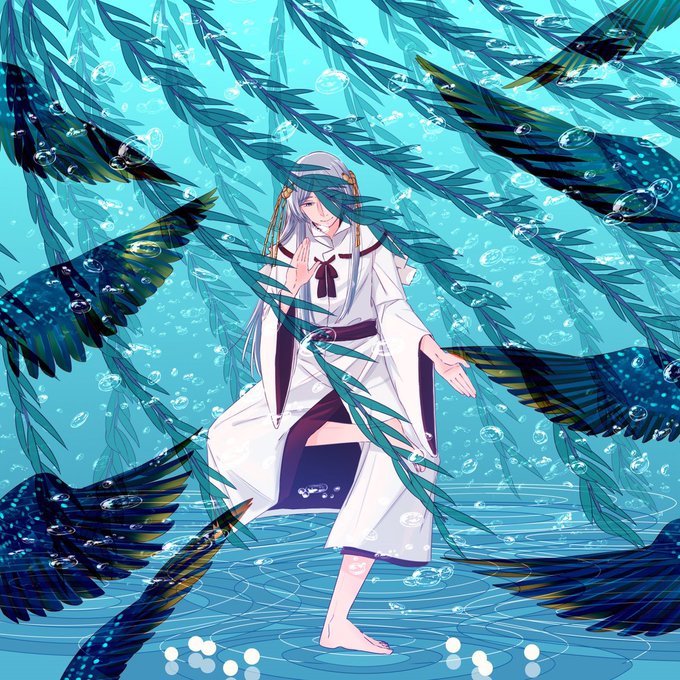 #皆さんの創る水属性のキャラが見てみたい

中流域の主、中洲に生えた大柳 
