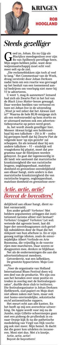 ‘Een ander geluid? Verboten!’