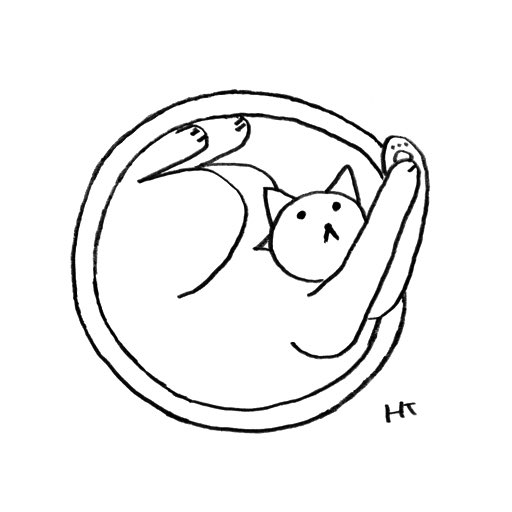 雨模様と、まる○ねこちゃん