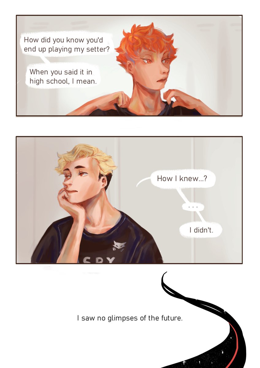 atsumushairgel's tweet photo. #atsuhina ish comic about fate / lack of it and stuff

(1/3) https://t.co/nMaJ5w7CBj