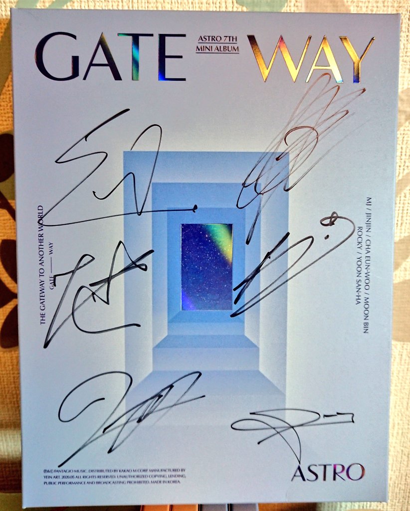 ASTRO GATE WAY 全員のサイン入りCD-
