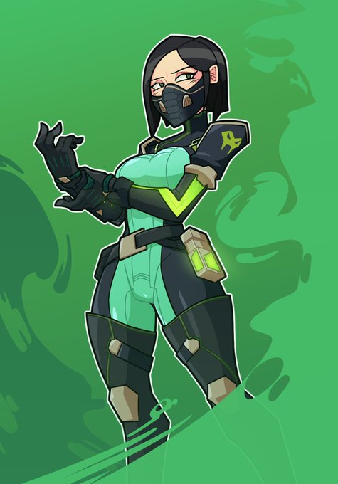 VALORANTのViper描きました
ヴァイパーさんマスク外さないで 