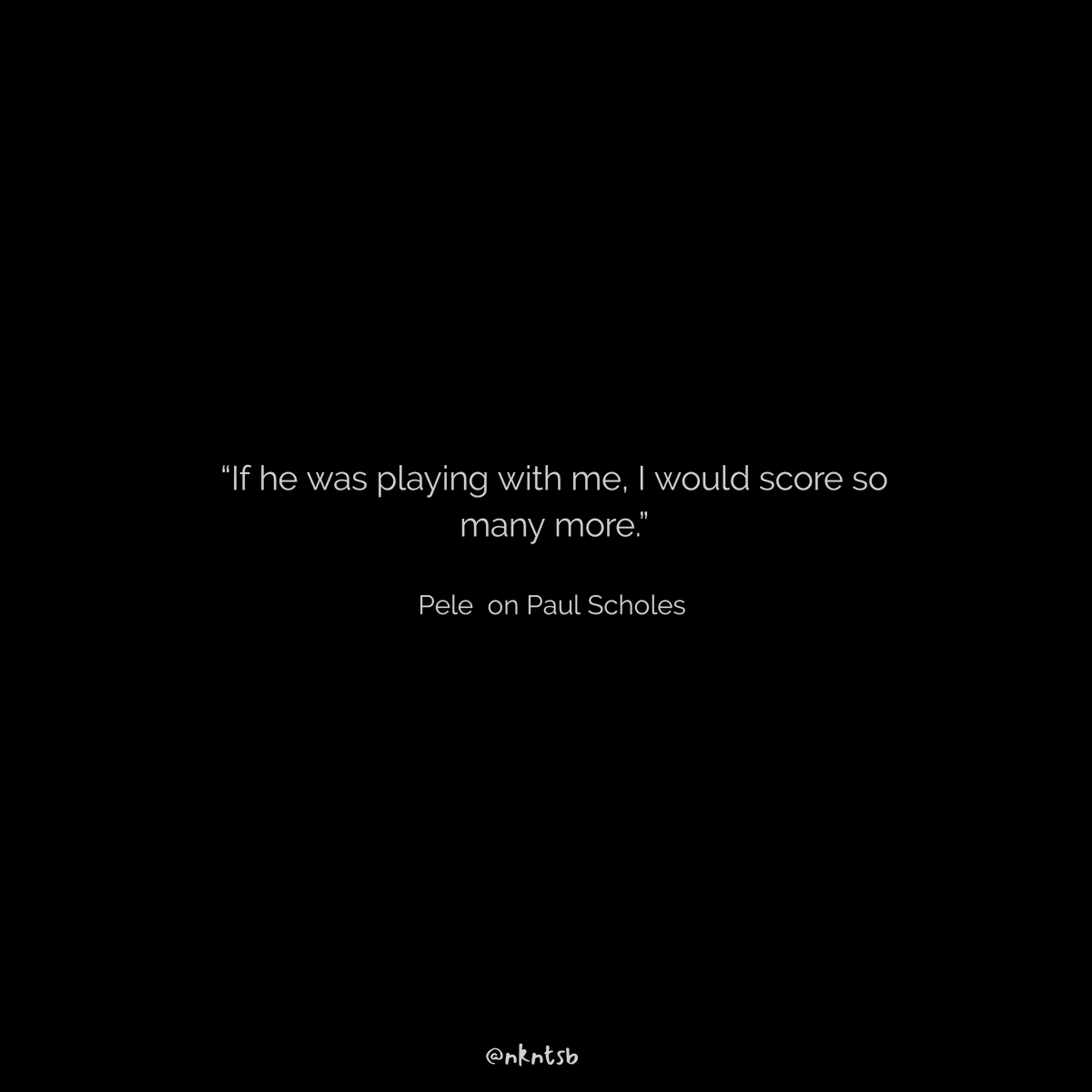 nkntsb's tweet photo. beberapa kutipan tribute untuk Paul Scholes dari legenda sepak bola

#respect #paulscholes #legend https://t.co/jX9YihpM5l