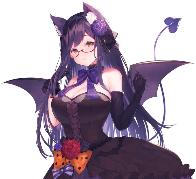 🎃👿ハロウィンしずりん&amp;長髪猫耳しずりん🐾🎃
#凛Art 