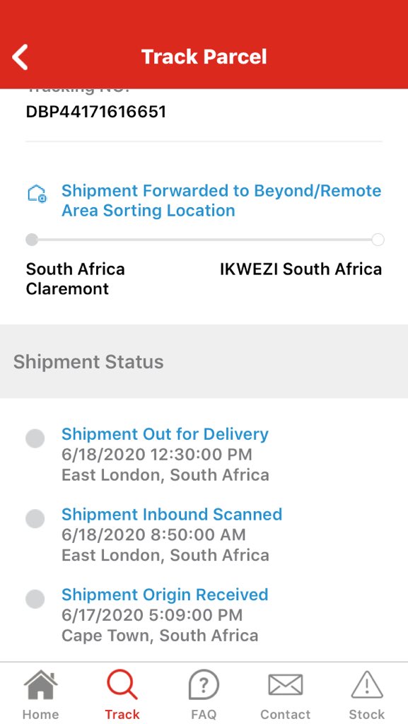 Aramex tracking