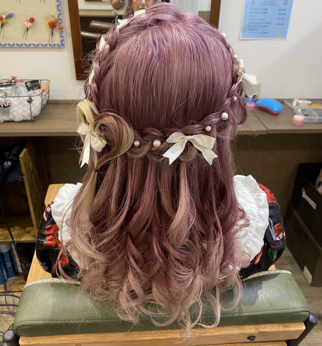 三城ありさ ヘアメ超可愛い 秋葉原のコットンヘアさん 素敵にして頂きました