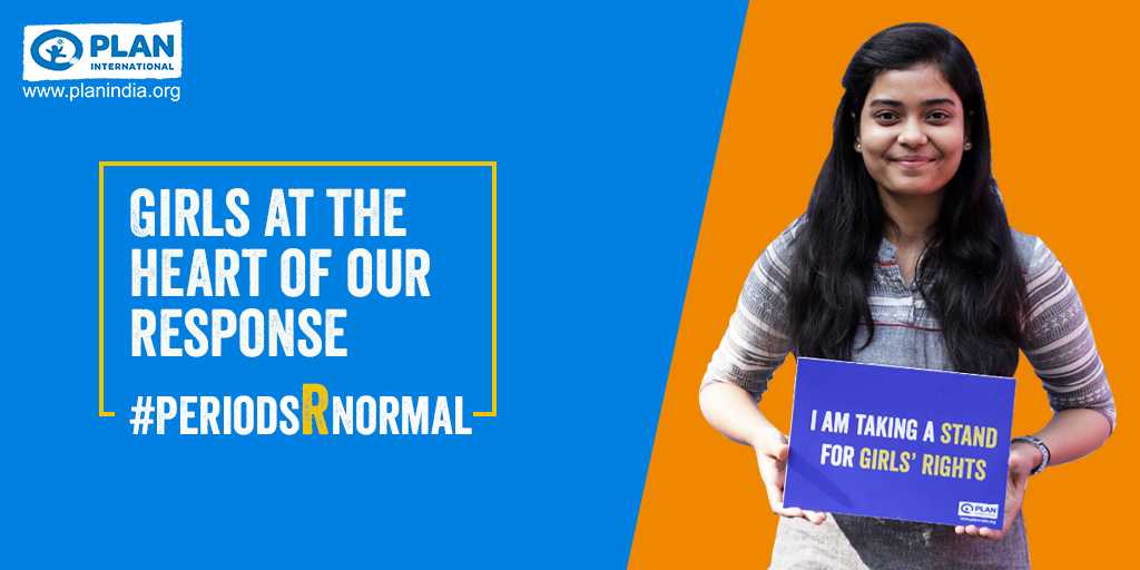 Plan_India's tweet photo. #PlanIndia has girls at the heart of its #COVID__19 response. We have reached 70,000+ girls and women with sanitary napkins and ensured access to #menstrualhygiene during this difficult time. Support us: https://t.co/k4VXLoFsZx #COVID19India #PeriodsRNormal https://t.co/ABCPOUQRwo