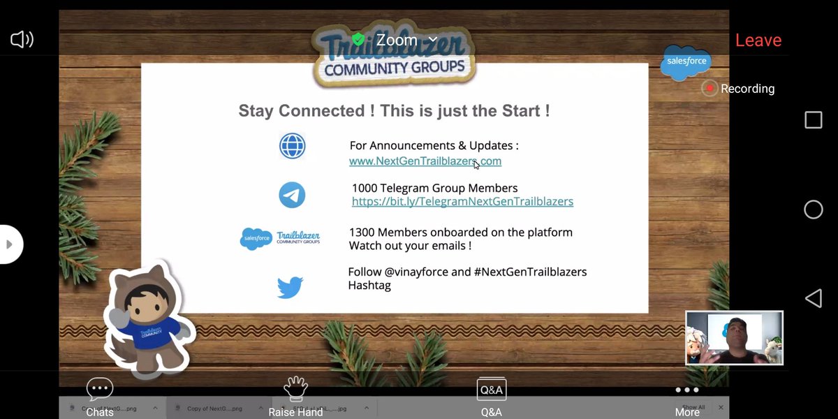 Prashantforce's tweet image. Introduction of the session by #SalesforceGuru Mr. @Vinayforce. Glad to be part of the session 😊 ✌🏻 🙏. #NextGenTrailblazers