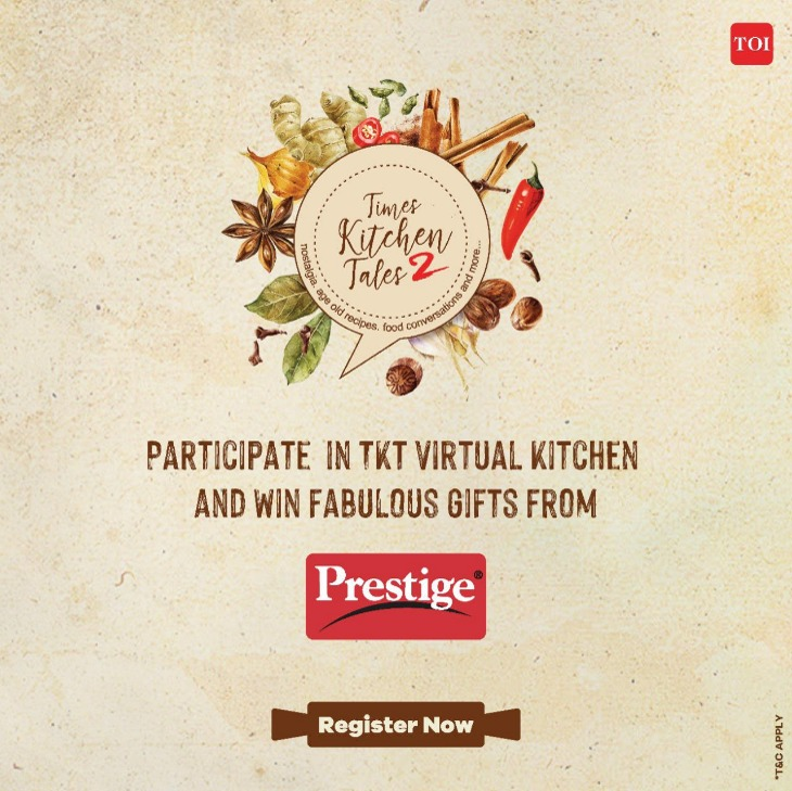 TOIKitchenTales's tweet photo. Don't miss the chance to win exciting goodies from prestige.

Register on https://t.co/p0YukMSvXx to participate

#TimesKitchenTales #TKTVirtualKitchen #FoodStories #FoodExperiences #MouthwateringRecipes #PrestigeSocial https://t.co/BRwEUc1CWk