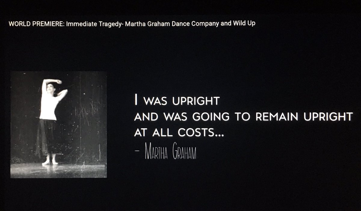 nicoletta_lekka's tweet photo. So lucky to watch #ImmediateTragedy #MarthaGraham #WildUp world premiere last night. Deeply moving.
https://t.co/WUCJJttfGe https://t.co/sxQYxrxygh