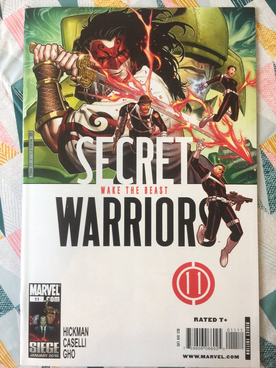 Hickman’s pacing is exceptional. This is the first book of a new arc, and we get it all here, with Yo-yo returning home, a growing, looming threat in The Gorgon’s origin and maturation, and Daisy’s world (and that of the Secret Warriors as a force) gets bigger ... “hell’s comin’”