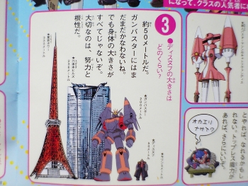 ガンバスターを200mと記述した本である 