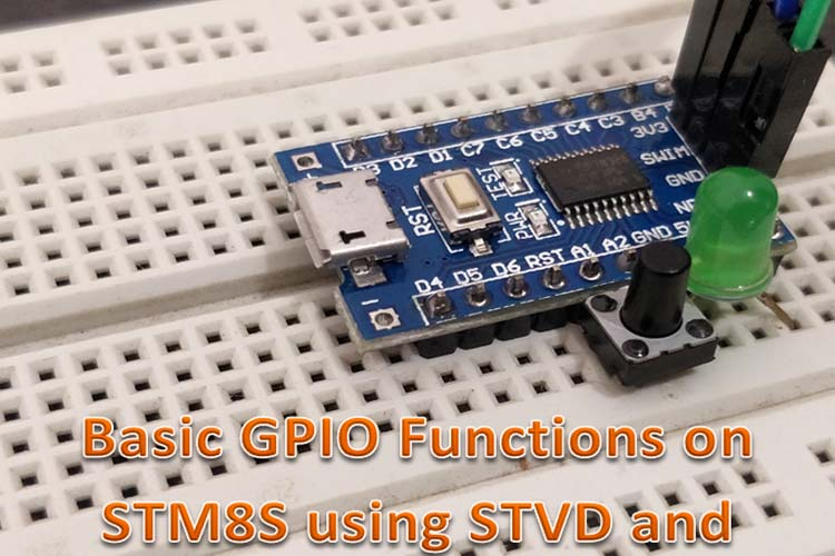 CircuitDigest's tweet image. Learn how to perform general #GPIO functions on #STM8S controllers using Cosmic C and SPL. circuitdigest.com/microcontrolle…