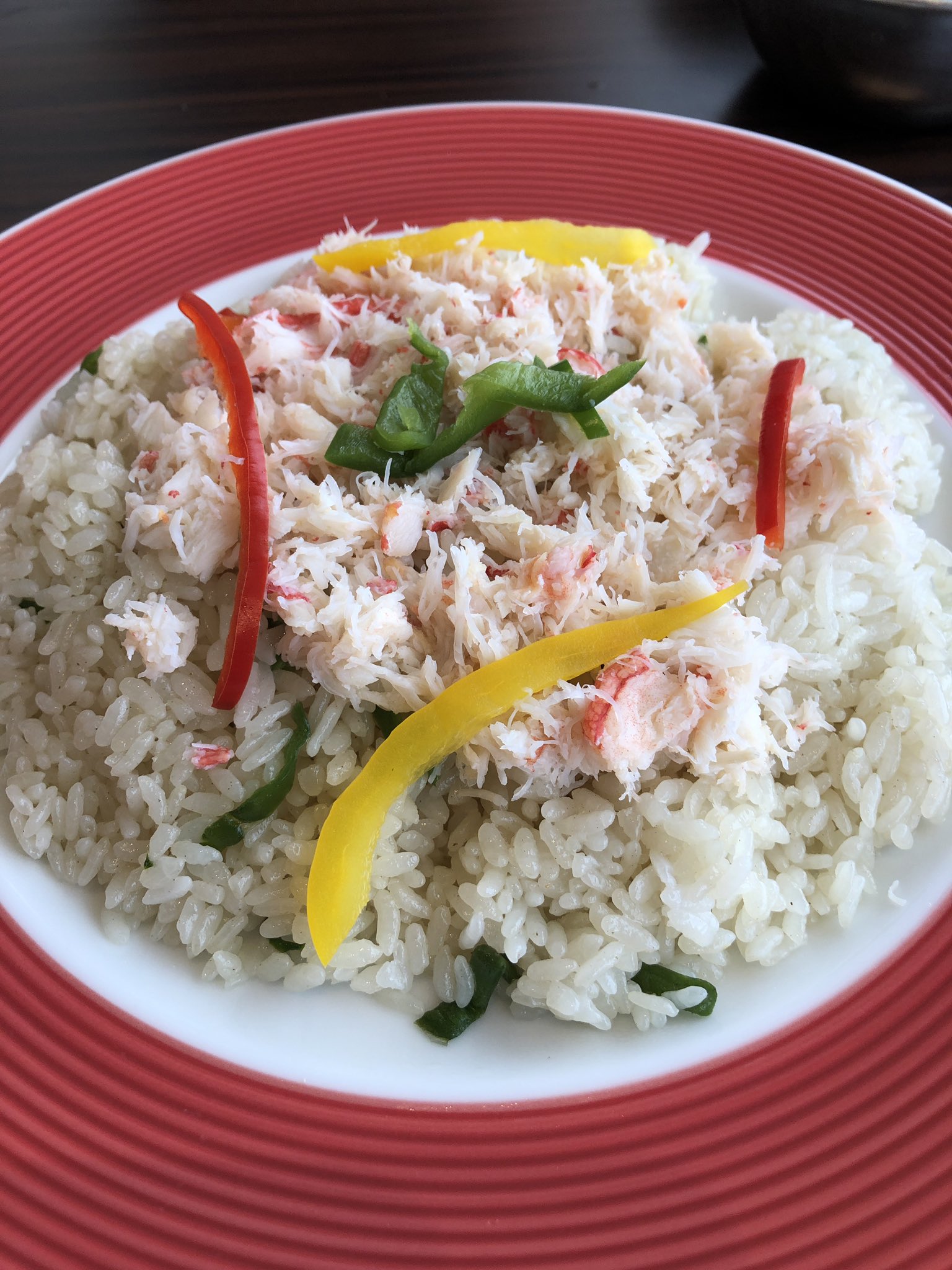 あきゃ 今日のちょっと早い夕ご飯 某蟹料理レストランのカニ三昧コース スープの写真は撮り忘れました ご飯はラージサイズにしましたよ 食い過ぎた T Co H5ikyhlekz Twitter