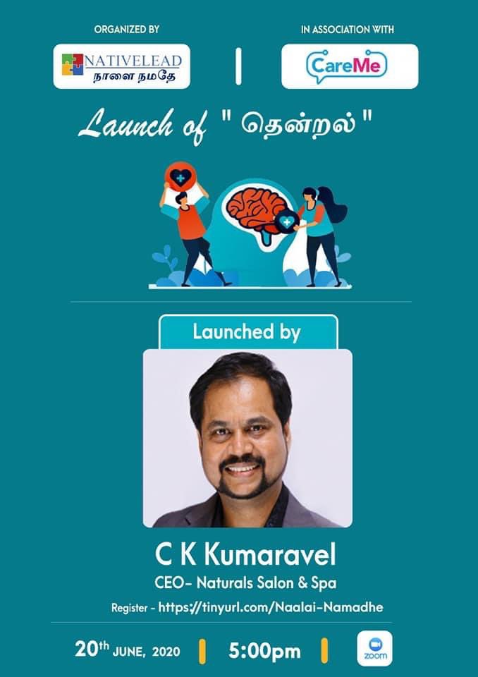 ckknaturals's tweet photo. Happy to be part of the launch of “ Thendral” program by native lead foundation to help entrepreneurs mentally &amp; psychologically during this trying times.
#NativeLead
@R_Induja @sang1983 @sureshsambandam @sivarajah_ra https://t.co/HO7l2e5mh2