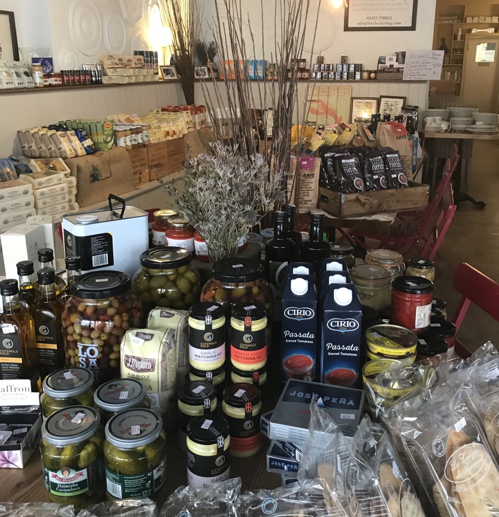 BreadBakerDani's tweet photo. Oh my what a treasure trove of foods @birchcatering #stroud Friday through Sundays not just foods but readyprepared meals Do visit! #stroud https://t.co/GKM4p2GNsS