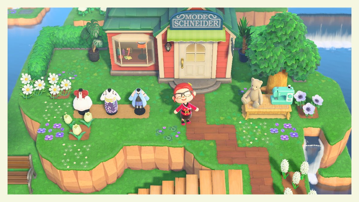 Die Schneiderei ist auf einen kleinen Berg umgezogen! #AnimalCrossing #ACNH