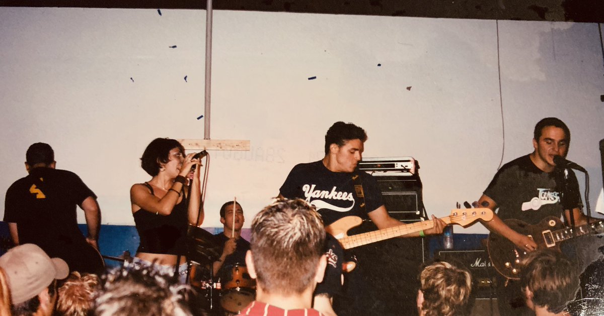 element_101nj's tweet photo. Great American Music Hall outside of Pittsburgh PA, summer 2001 on tour w/ @fsfofficial
.
.
.
#liveshow #poppunk #NJBand #summertour #element101 https://t.co/A5dHPI9tZH