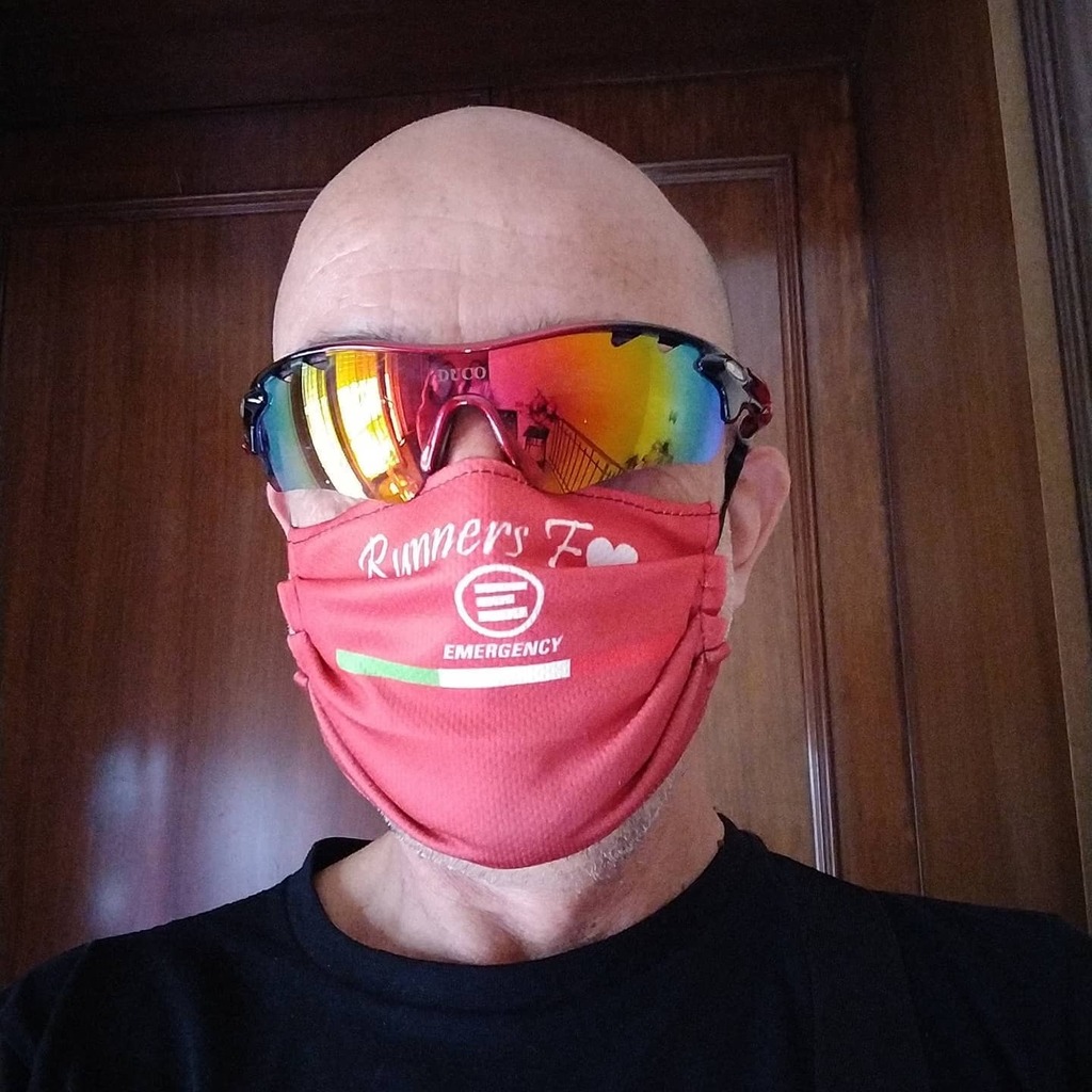 PsychoRunner's tweet photo. Esperimenti... Team mask
 #Running https://t.co/yFZIJNq1mc https://t.co/xySTHCtatW