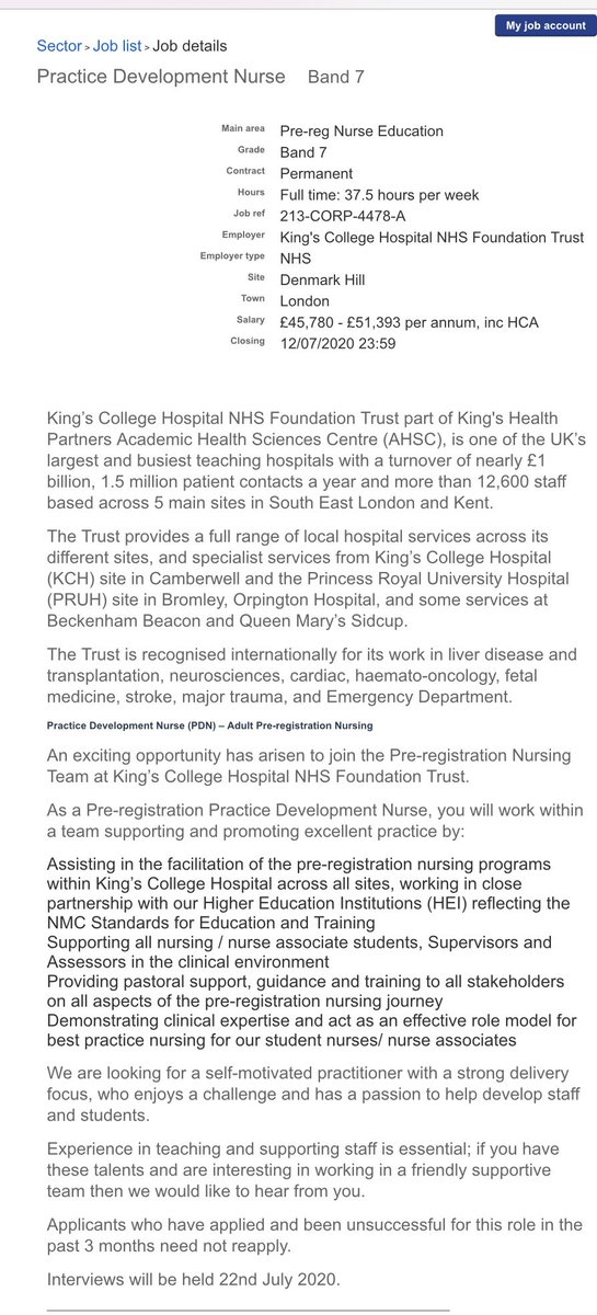 jamiewahyu's tweet image. Ahh this is a dream job! A few more years of clinical experience &amp;amp; planning, and perhaps I can go for a Practice Development Nurse post in the pre-reg nurse education team. It’s not like I’m always telling them that I’m interested whenever they visit my ward! 😂 #SaturdayThoughts