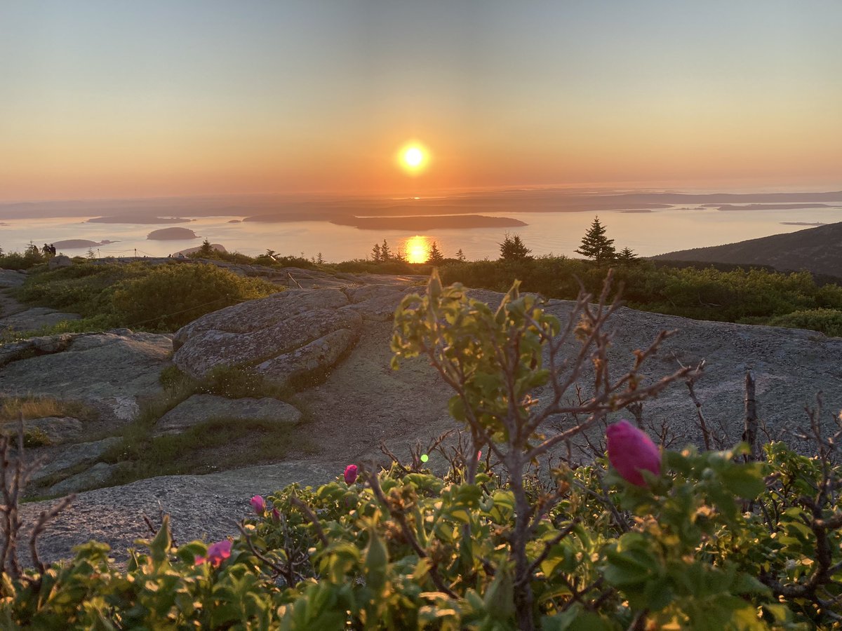 Ted_WMTW's tweet image. Happy Summer! @AcadiaNPS #firstsunrise #maine #SummerSolstice2020