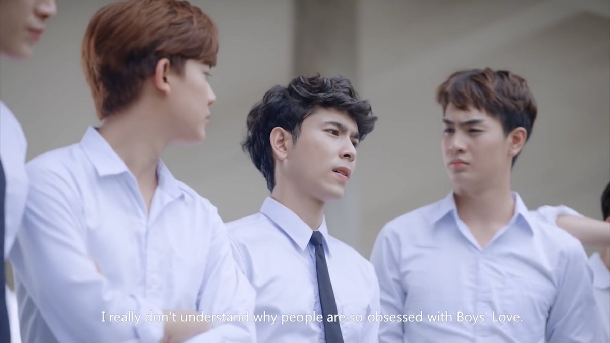 “i really don’t understand why people are so obsessed with Boys Love?” - Why R U: The Series. haha aku pun juga gatau karena aku termasuk salah satunya tapi cuma utk film dan drama aja krn udh tau batas
