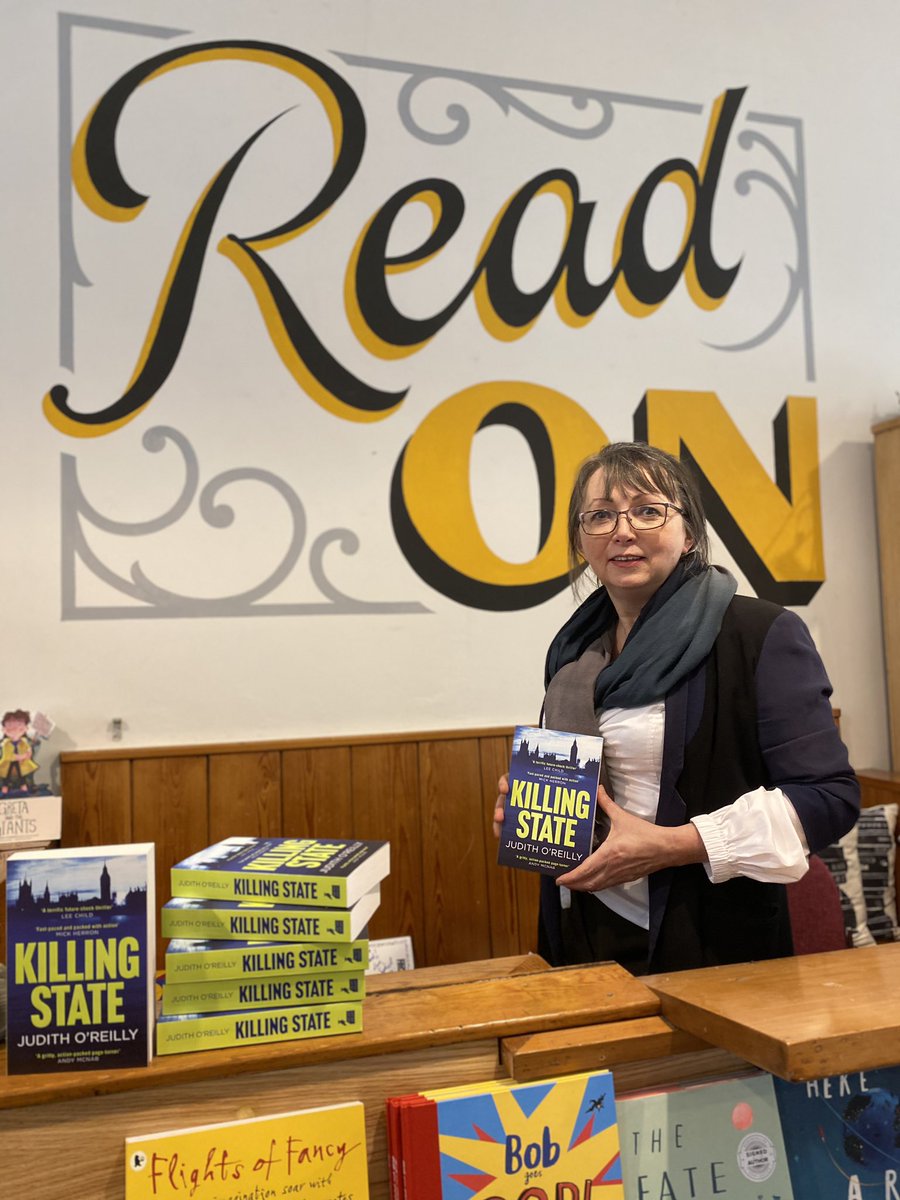ForumBooks's tweet photo. Thanks so much @judithoreilly for popping by & signing #KillingState !! Great start to #IndependentBookshopWeek !! Grab them quick! @northern_crime https://t.co/uCZXlxGS4V