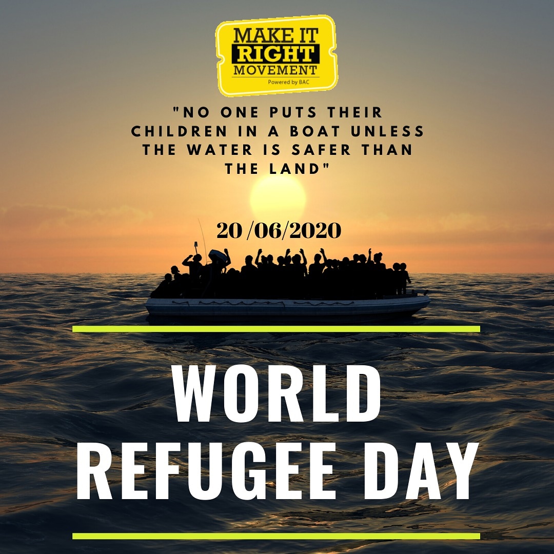 makeitrightMY's tweet image. According to United Nations, 1% of the world population has been displaced due to violence. Every refugee has a story to tell, leaving memories behind to escape hardship and persecution ...Read more at our Facebook page :facebook.com/MakeItRightMov…
