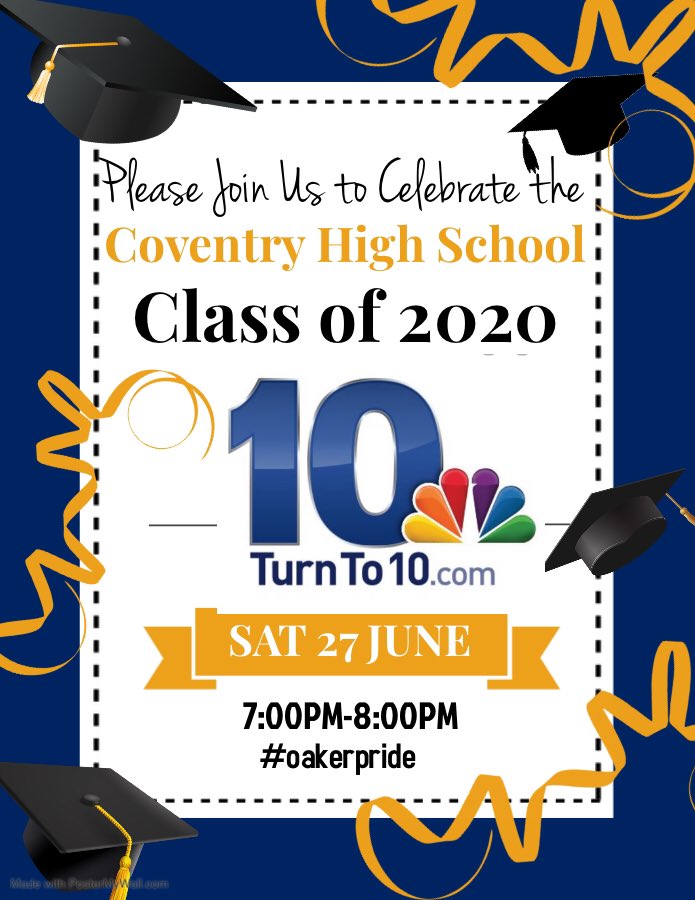Tune in on June 27th to hear what makes our <a href="/Senyass2020/">CHS Class of 2020</a> special to all of us in Oaker Nation!  #oakerpride