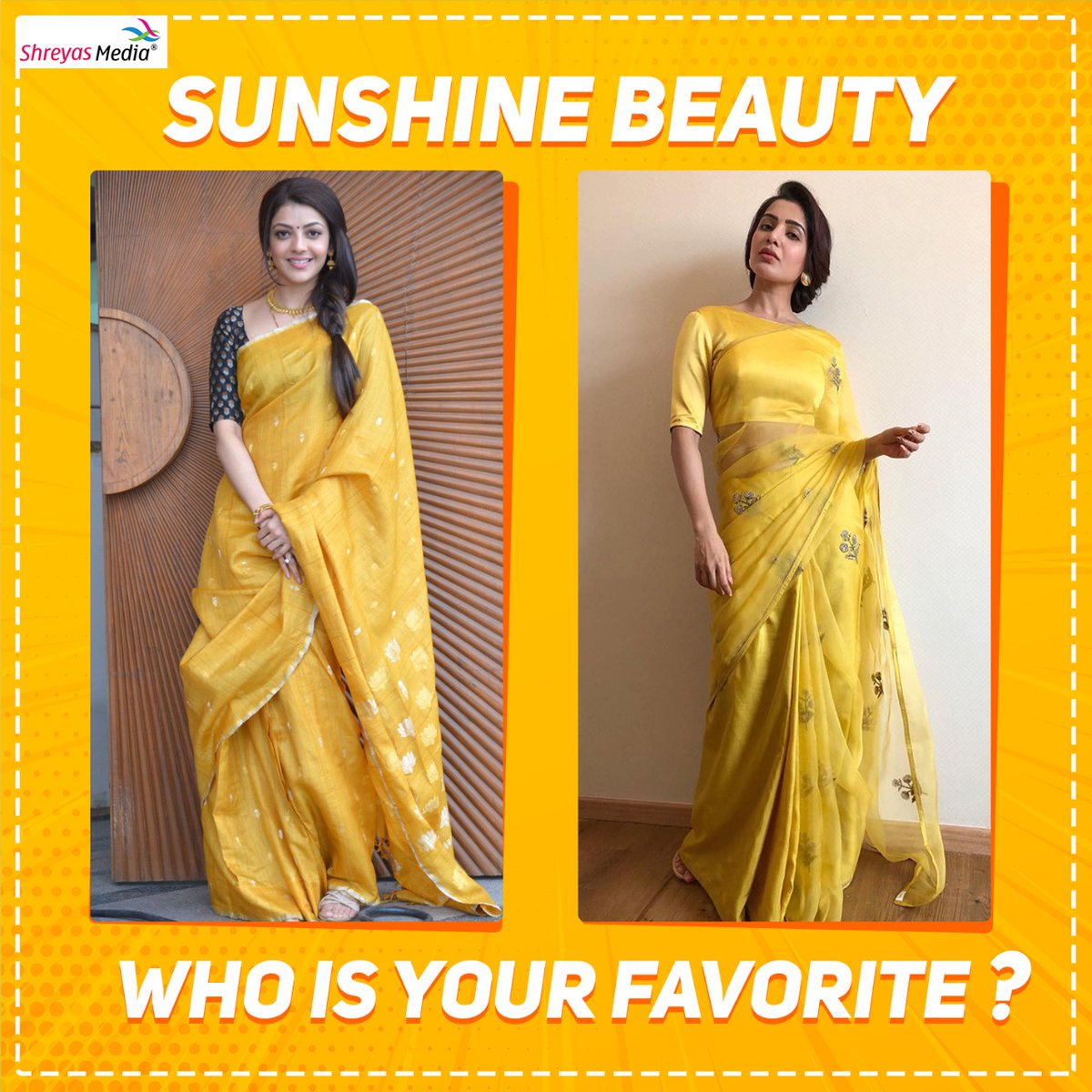 shreyasgroup's tweet image. Who is your favorite??🤔

#KajalAggarwal #SamanthaAkkineni #Tollywood #ShreyasMedia