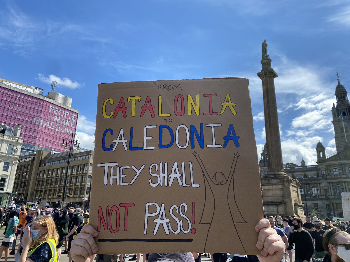 Cw- antifascism.Some of today’s placards.