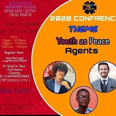 young_support's tweet photo. Join this year YSF Global Conference
Date : 20th June 2020
Venue : Google meet 
Discussants 
Mohammed Osama  - Egypt 
Abdulyasir Garba - Nigeria
Talal Khalid - Pakistan
Register Here
https://t.co/9L3esbEhnz
See you there 👋 https://t.co/3sXn2B2i3c