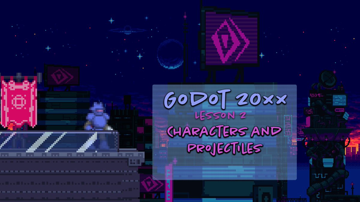 VespirBelmont's tweet image. The 2nd part of my Mega Man like @godotengine tutorial is premiering at 12pm EST
I cover the character core stuff and projectiles with object pooling!
You can find the tutorial series on my YouTube channel!
youtube.com/channel/UCPleY…
@madewithgodot #indiegamedev #gamedevtutorials