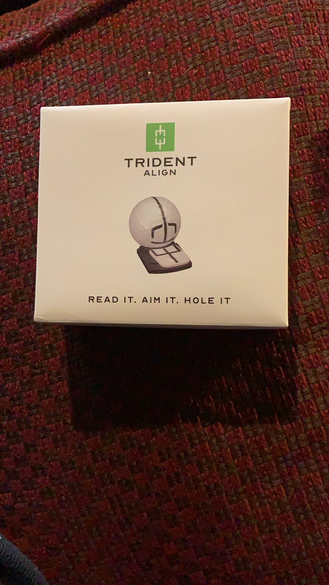 jpickardgolf's tweet photo. Looking forward to trying the @AlignTrident out. Great service getting it here, let’s see if I can hole some more putts. https://t.co/TLdhAtTOz3