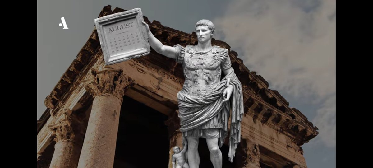 The golden century of poetry dawned, temples would be built in the honor of the Augustus and even a month was named after him.