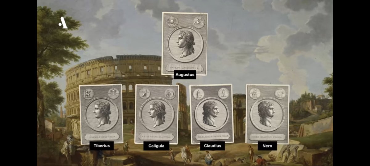 After Augustus the power became hereditary and came the first emperors.Suspicious Tiberius unleashed terror under the pretext of law and treason.Caligula wanted to make his horse a council.Claudius was too busy with the feasting and poisoned by his second wife.
