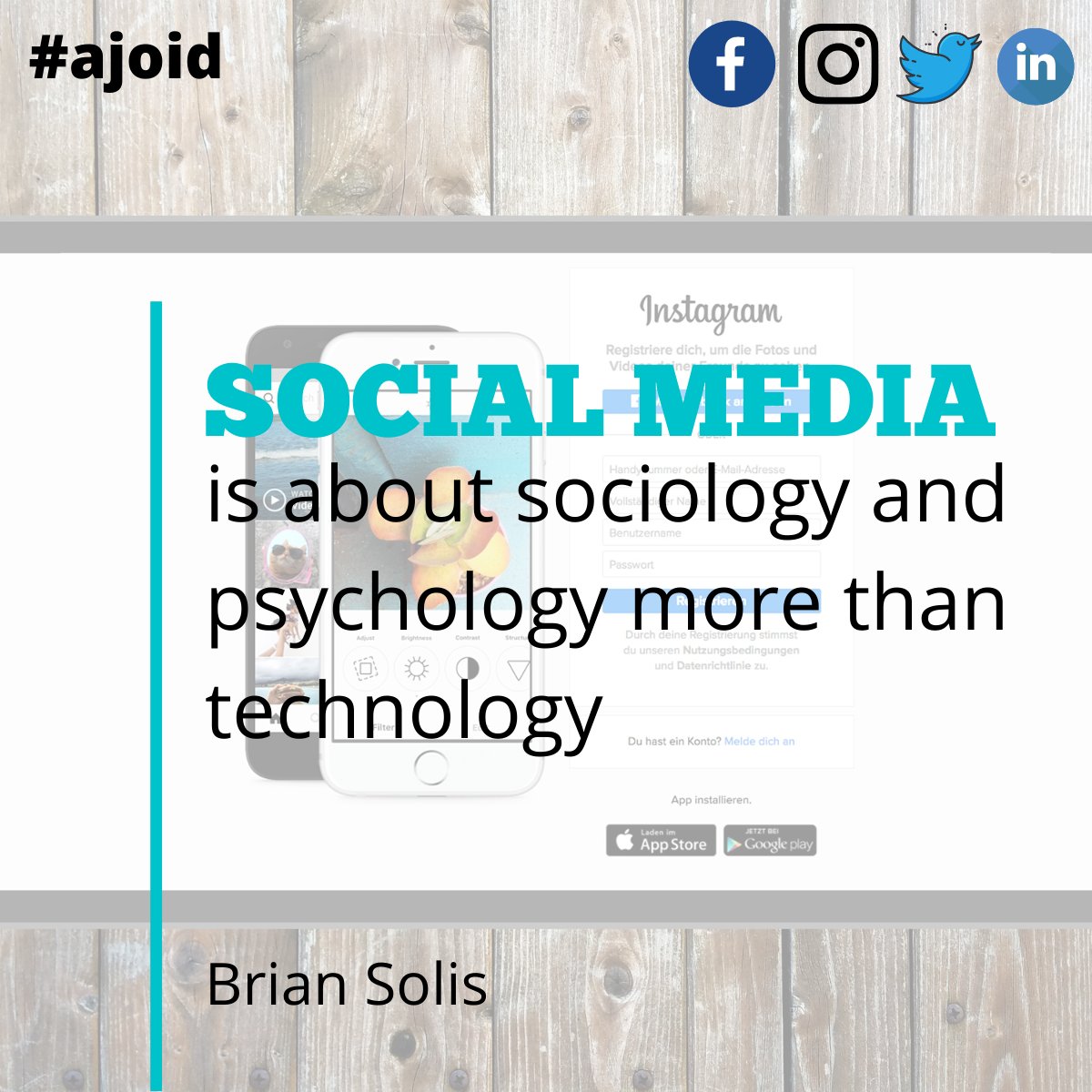 Comment 'yes' if you agree!

#ajoid #ajoiduniversity #ajoidteaching #ajoidlearning #ajoidentrepreneurs #ajoidcommunity #advertising #advertisingmedia #videoads #socialmedia #socialmediamarketing #socialmediastrategy #socialmediacoach #digitalmarketing