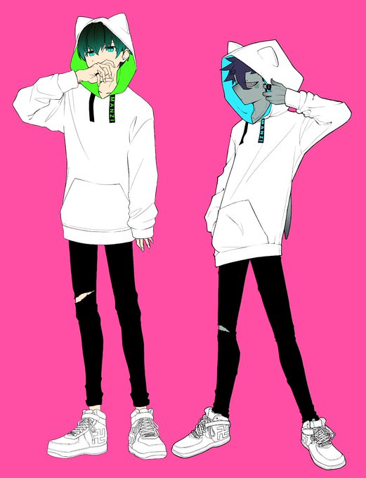 双子コーデのtwitterイラスト検索結果 古い順